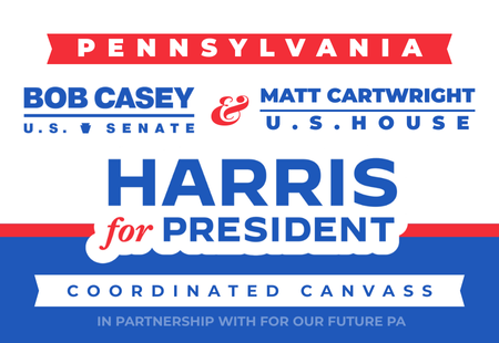 Harris for President Coordinated Canvass