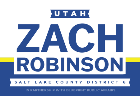 Blueprint in Support of Zach Robinson for Salt Lake County Council
